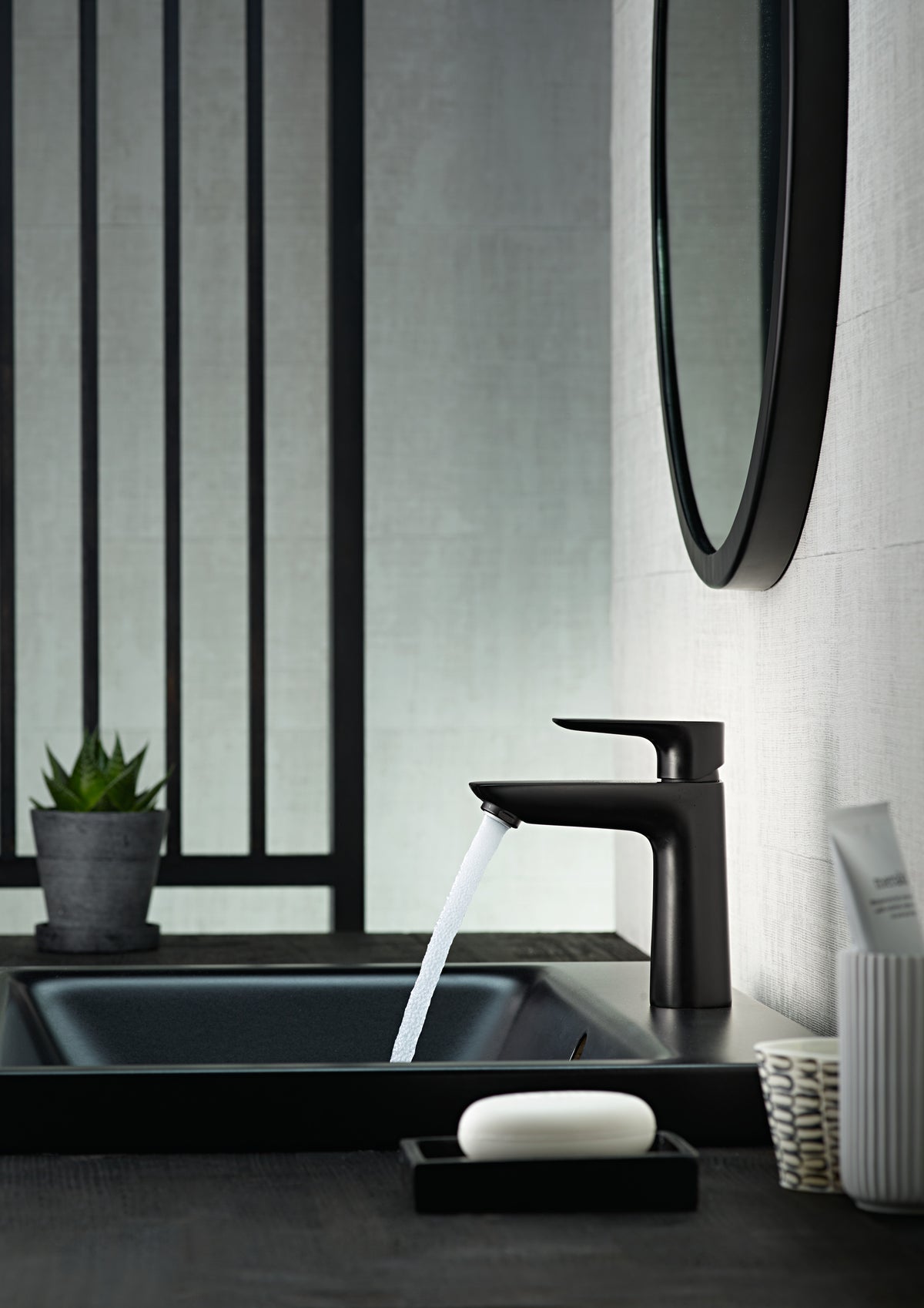 HANSGROHE 71710671 Talis E Single-Hole Faucet 110 with Pop-Up Drain, 1.2 GPM - Matte Black