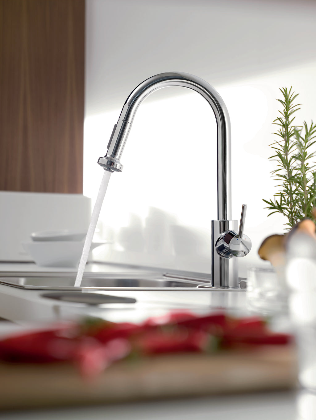 HANSGROHE 14877001 Talis S² HighArc Kitchen Faucet, 2-Spray Pull-Down, 1.75 GPM - Chrome