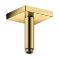 AXOR 26437991 ShowerSolutions Extension Pipe for Ceiling Mount Square, 4" - Polished Gold Optic