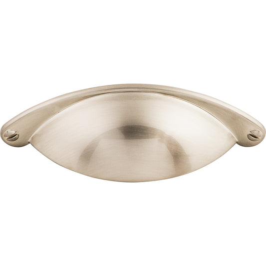 TOP KNOBS M400 Arendal 2 1/2" Center to Center Cup/Bin Pull - Brushed Satin Nickel