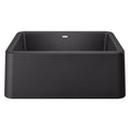 BLANCO 402311 Ikon Ikon SILGRANIT 27" Single Bowl Apron-Front Farmhouse Sink - Anthracite in Anthracite