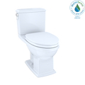 TOTO MS494124CEMFG#01 Connelly Washlet+ Two-Piece Elongated Dual Flush 1.28 And 0.9 Gpf Universal Height Toilet With Cefiontect - Cotton White