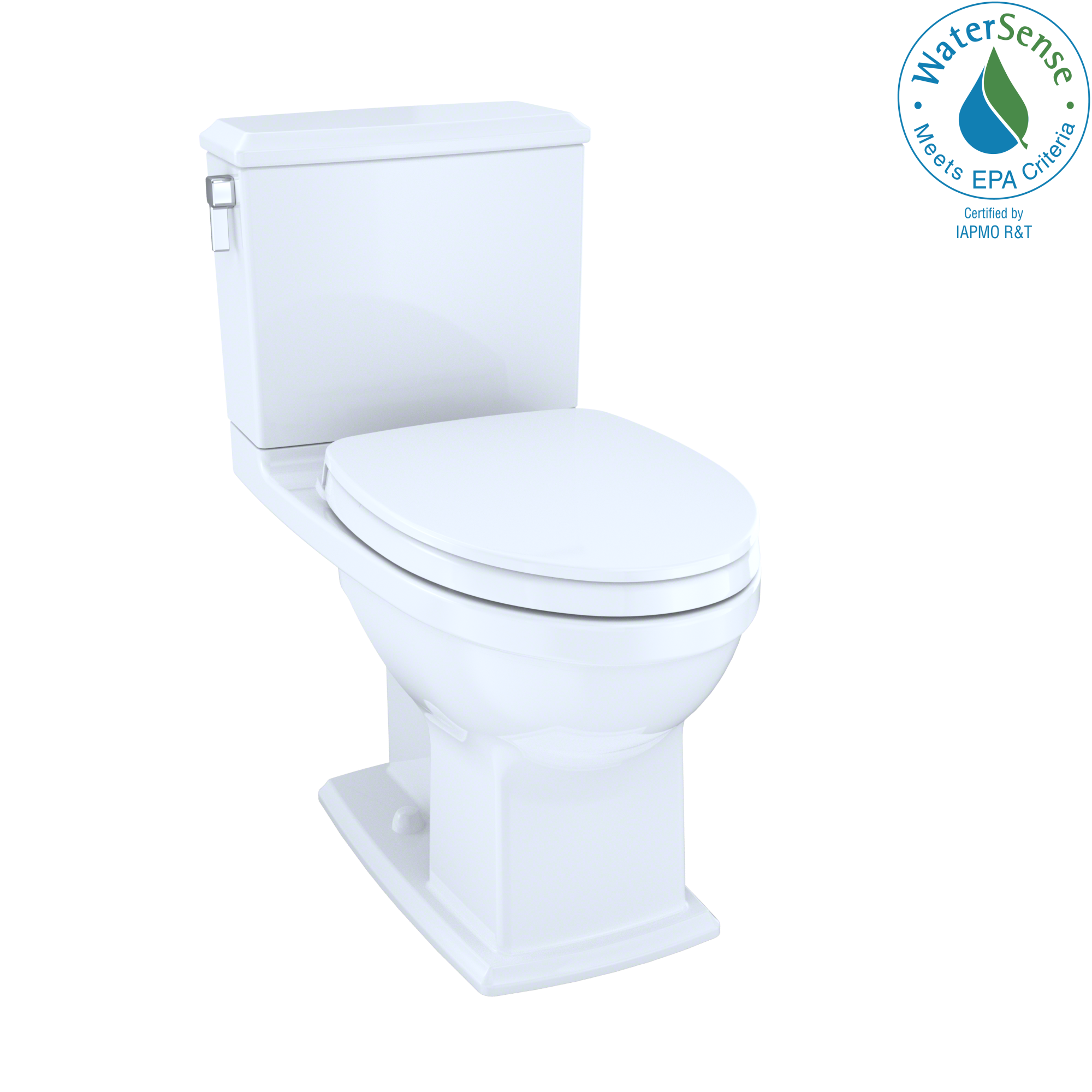 TOTO MS494124CEMFG#01 Connelly Washlet+ Two-Piece Elongated Dual Flush 1.28 And 0.9 Gpf Universal Height Toilet With Cefiontect - Cotton White