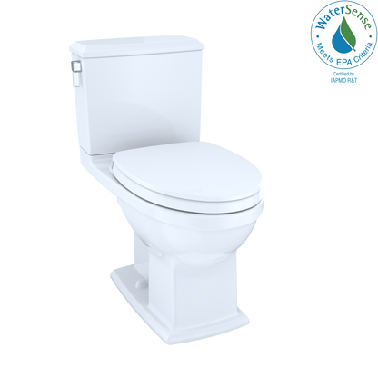 TOTO MS494124CEMFG#01 Connelly Washlet+ Two-Piece Elongated Dual Flush 1.28 And 0.9 Gpf Universal Height Toilet With Cefiontect - Cotton White