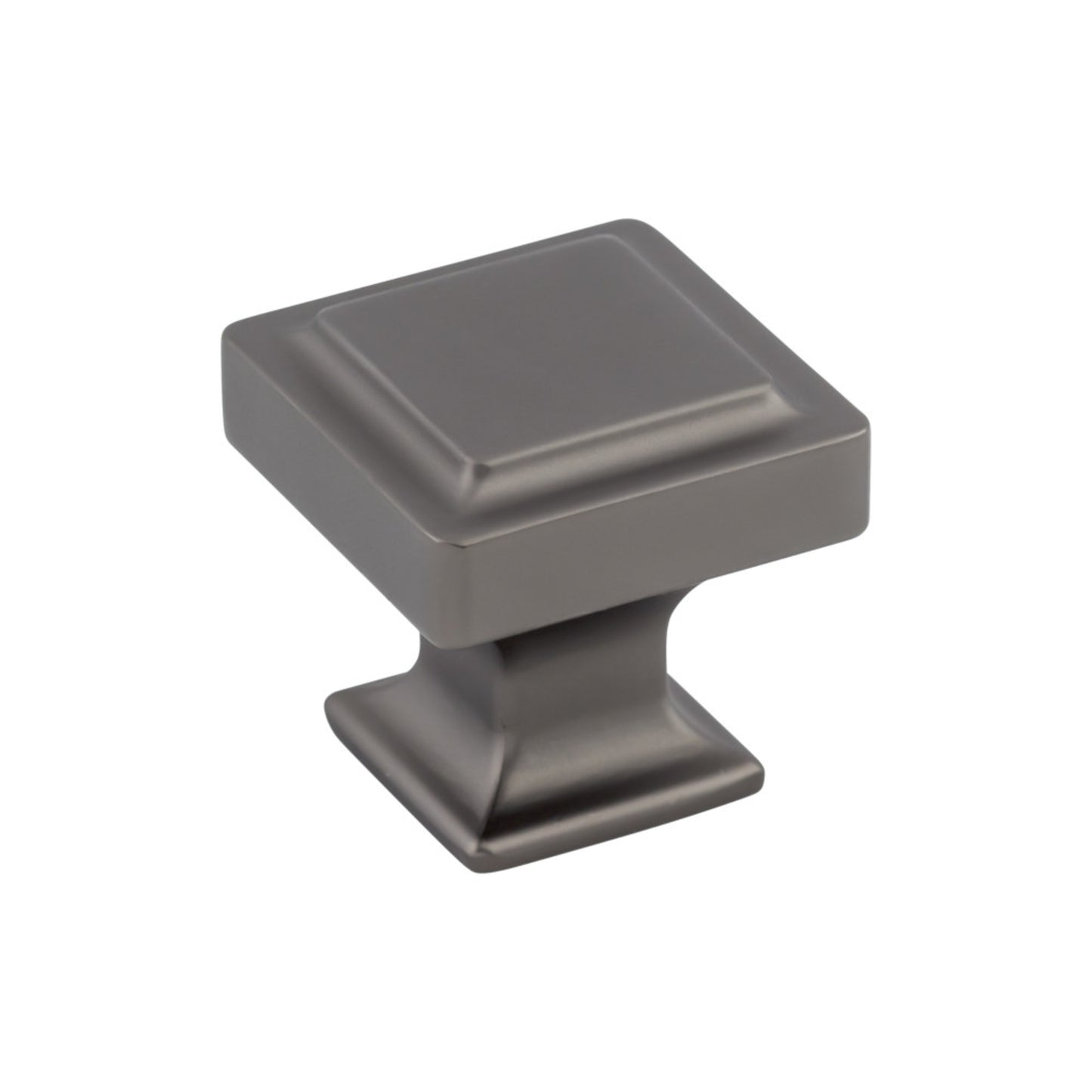 TOP KNOBS TK702AG Ascendra 1 1/4" Length Square Knob - Ash Gray