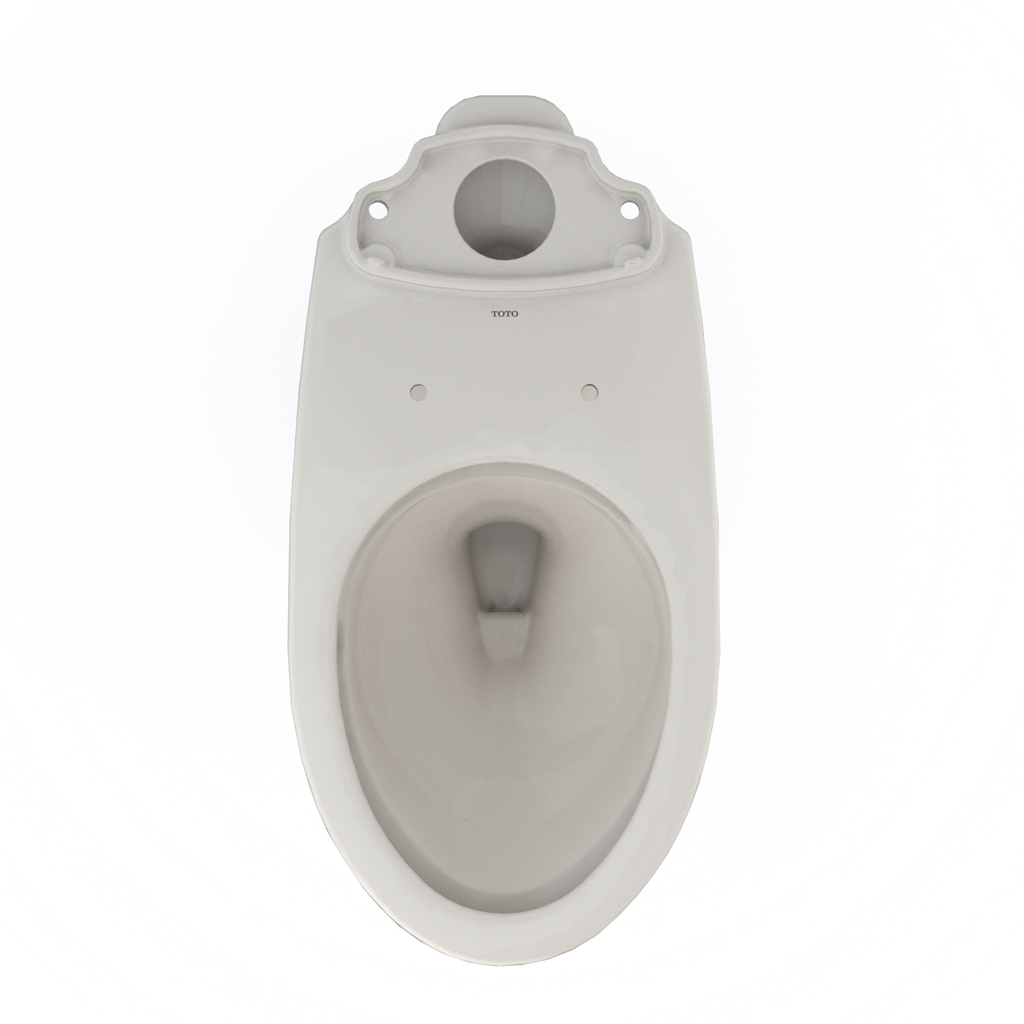 TOTO C776CEFG#12 Drake Elongated Universal Height TORNADO FLUSH Toilet Bowl with CEFIONTECT , Sedona Beige