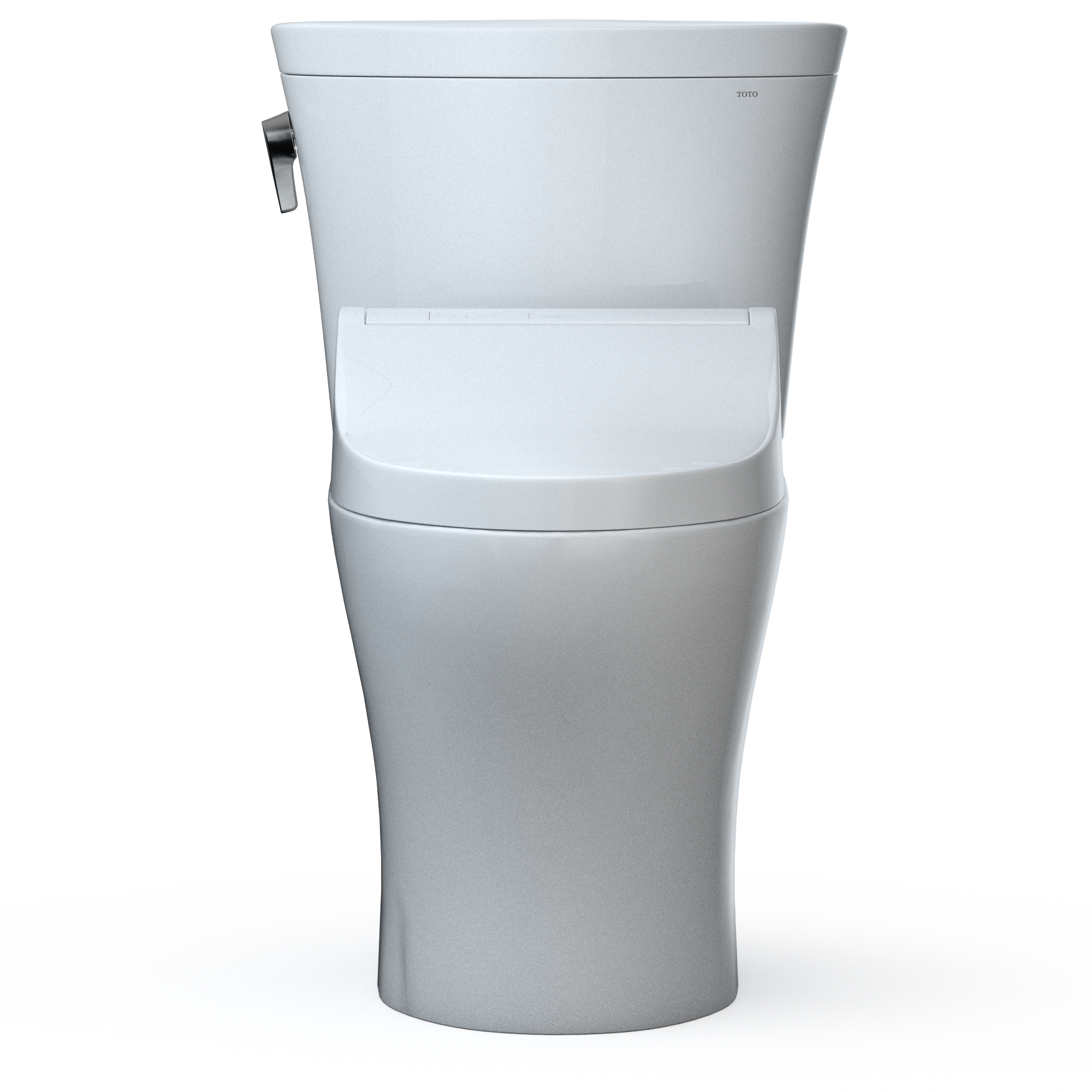 TOTO MW4483084CEMFGN#01 Washlet+ Aquia Iv Arc Two-Piece Elongated Dual Flush 1.28 And 0.9 Gpf Toilet With C5 Bidet Seat - Cotton White