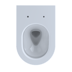 TOTO CT447CFG#01 Rp Wall-Hung Contemporary D-Shape Dual Flush 1.28 And 0.9 Gpf Toilet With Cefiontect - Cotton White