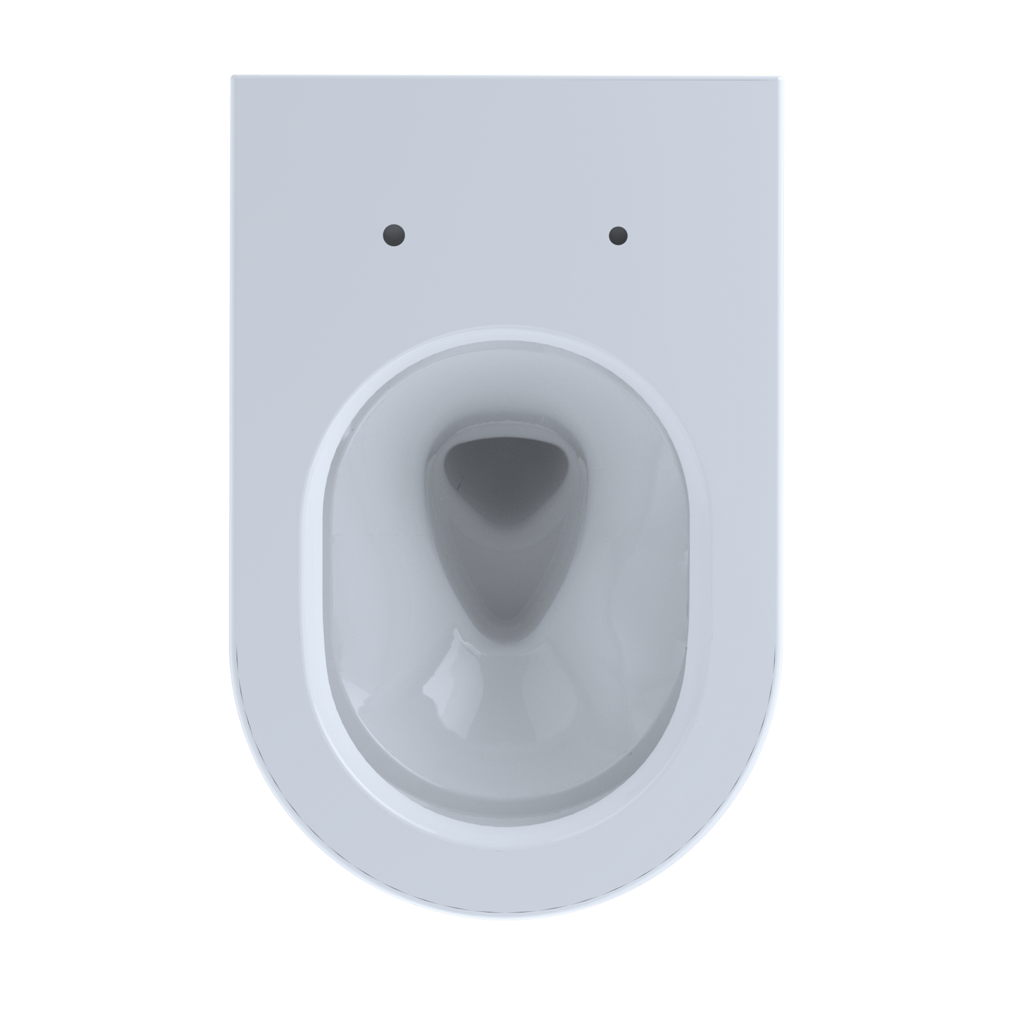 TOTO CT447CFG#01 Rp Wall-Hung Contemporary D-Shape Dual Flush 1.28 And 0.9 Gpf Toilet With Cefiontect - Cotton White