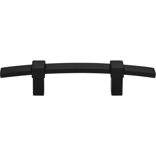 ATLAS 302-BL Buckle Up 3" Center to Center Bar Pull - Matte Black