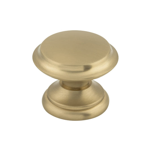 TOP KNOBS M1590 Flat Top 1 3/8" Diameter Round Knob - Brushed Bronze