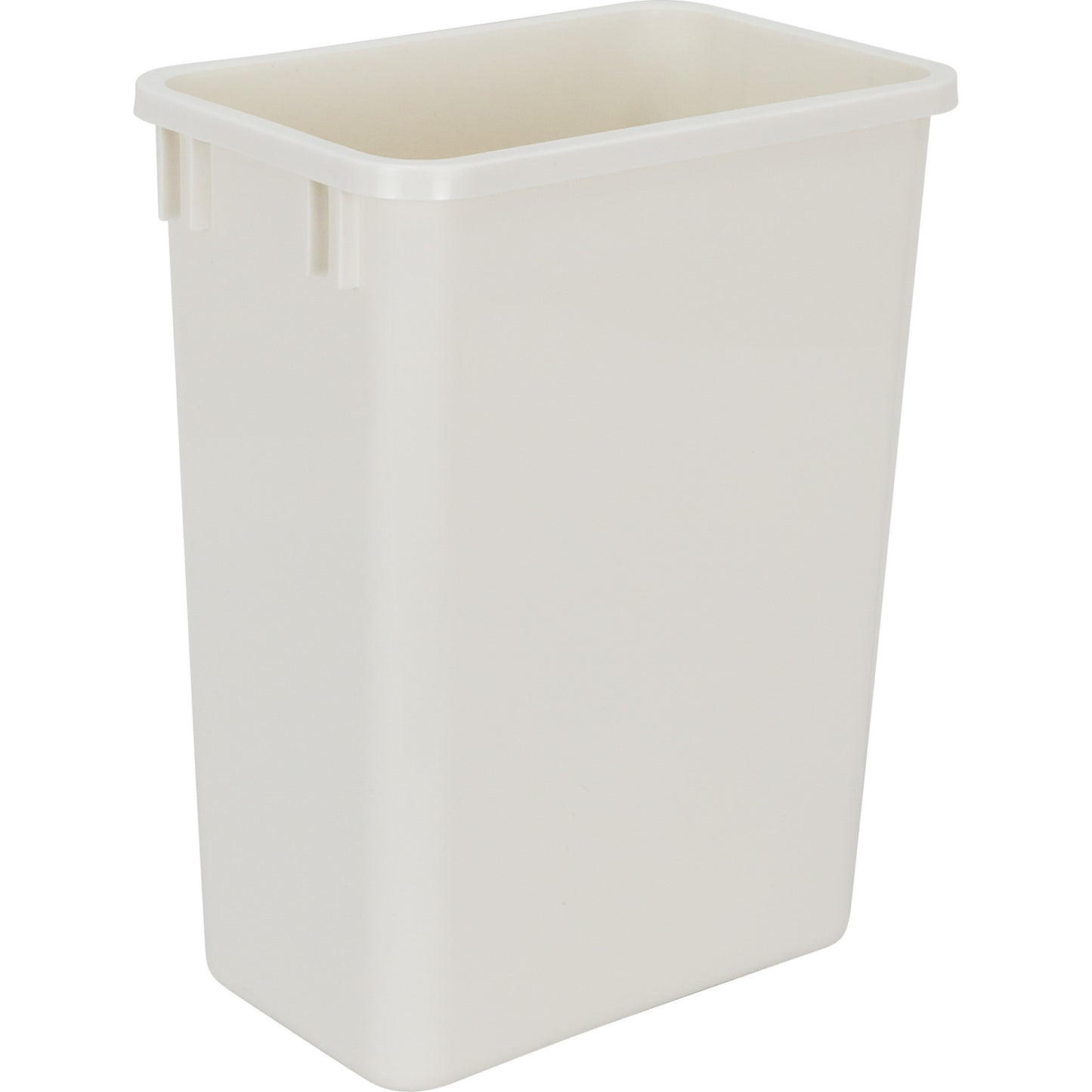 HARDWARE RESOURCES CAN-35W-4 Box of 4 White 35 Quart Plastic Waste Containers - White