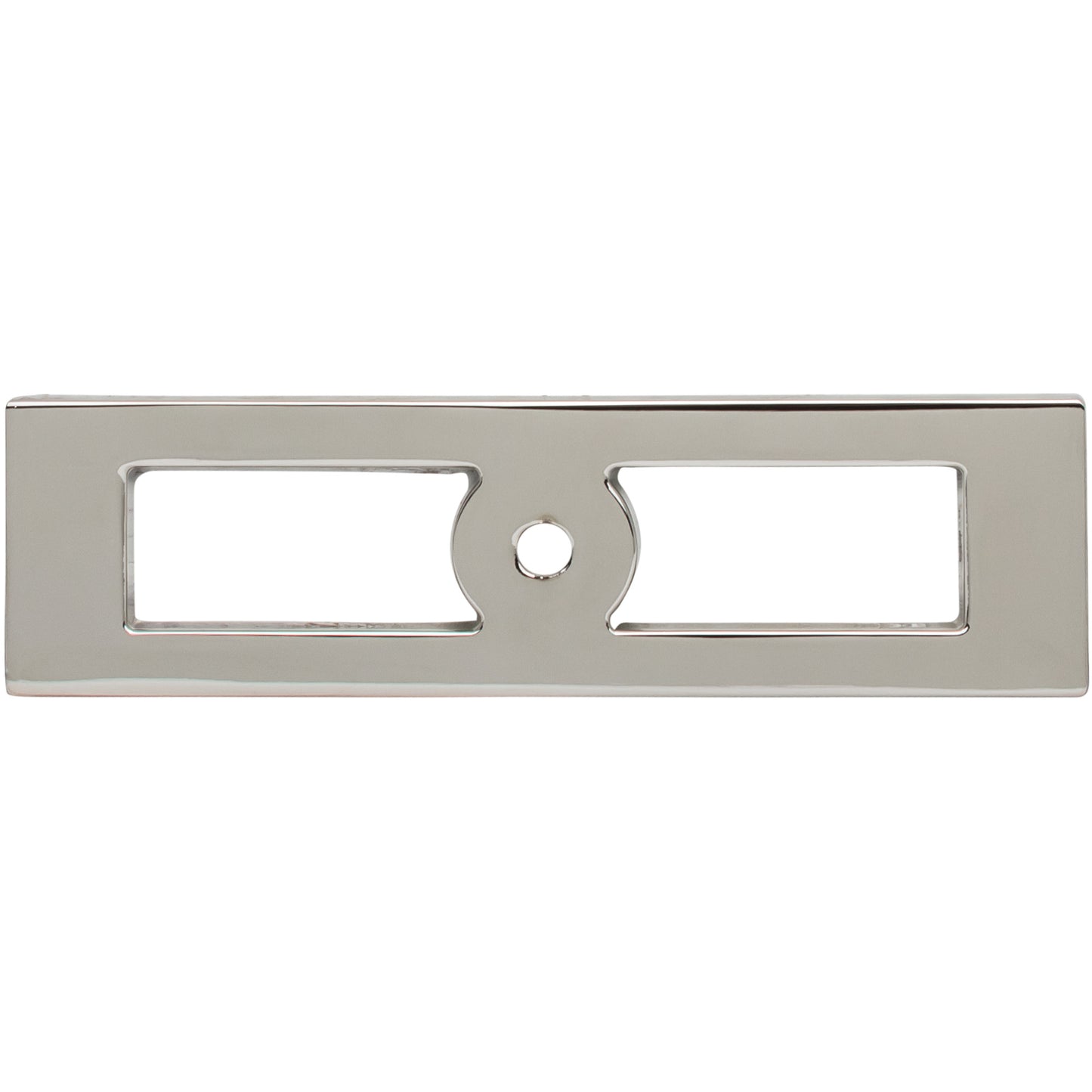 TOP KNOBS TK922PN Hollin 4 9/32" Length Rectangle Knob - Polished Nickel