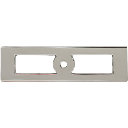 TOP KNOBS TK922PN Hollin 4 9/32" Length Rectangle Knob - Polished Nickel