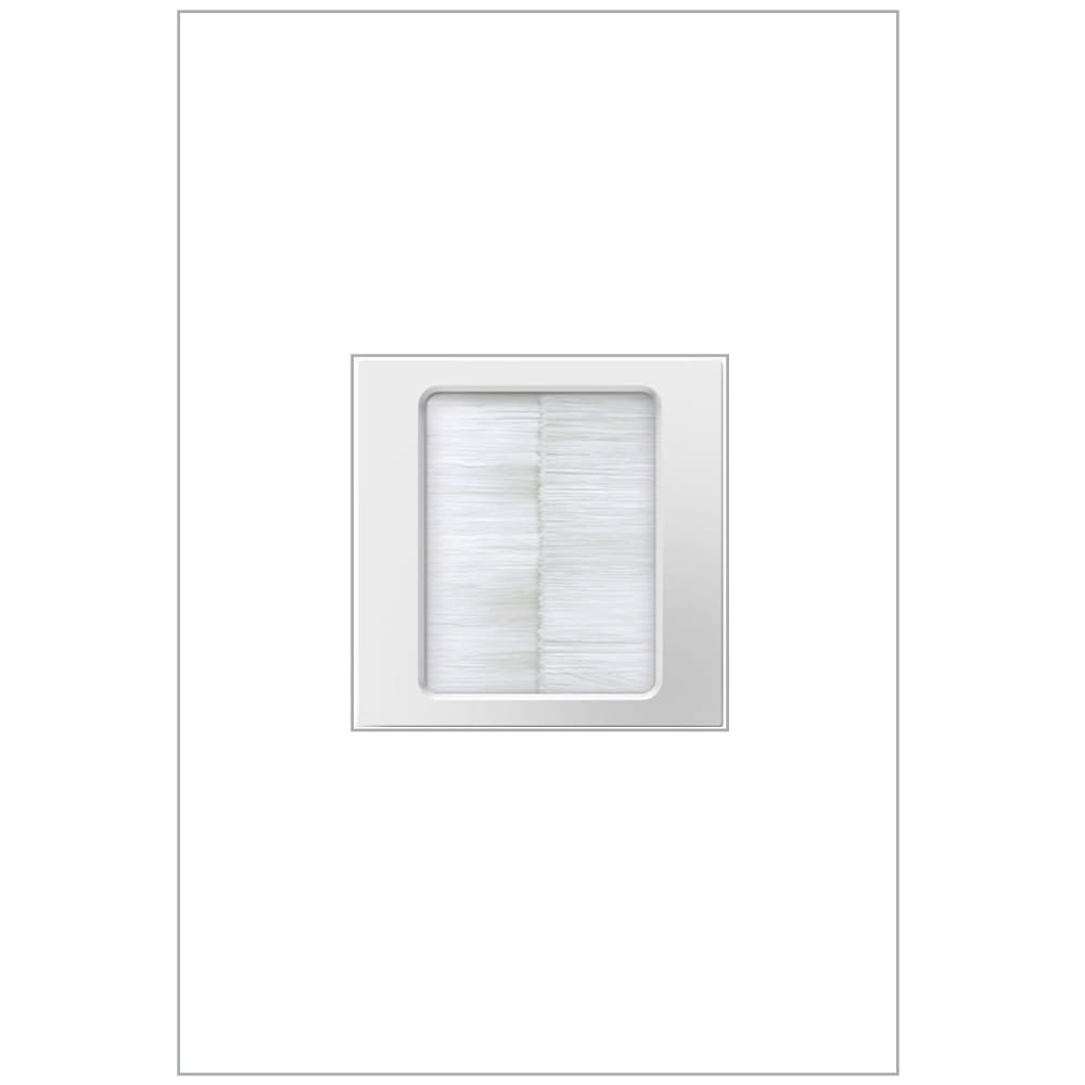 LEGRAND ACBRSTPW1 ADORNE  In-Wall Cable Access Port, White