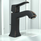 HANSGROHE 31075921 Metris C Single-Hole Faucet 100 with Pop-Up Drain, 1.2 GPM - Rubbed Bronze