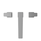 TOTO TBG07201U#CP Ge Two-Handle Deck-Mount Roman Tub Filler Trim - Polished Chrome