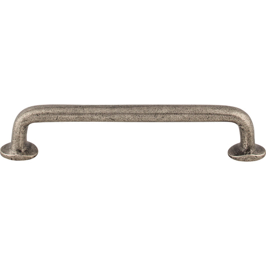 TOP KNOBS M1390 Aspen Rounded 6" Center to Center Bar Pull - Silicon Bronze Light