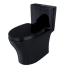 TOTO MS646124CEMFN#51 Aquia Iv One-Piece Elongated Dual Flush 1.28 And 0.9 Gpf Universal Height - Ebony