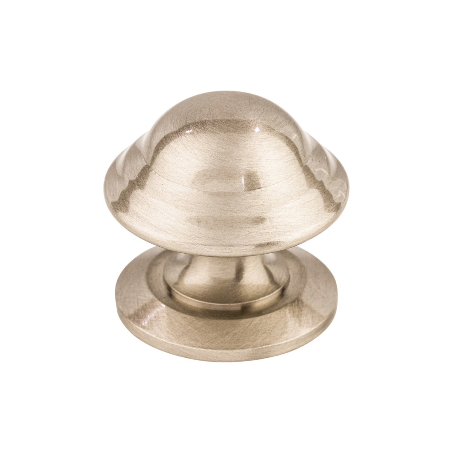 TOP KNOBS M1323 Empress 1 3/8" Diameter Round Knob - Brushed Satin Nickel