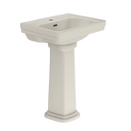 TOTO LPT532N#12 Promenade 24" X 19-1/4" Rectangular Pedestal Bathroom Sink For Single Hole Faucets - Sedona Beige