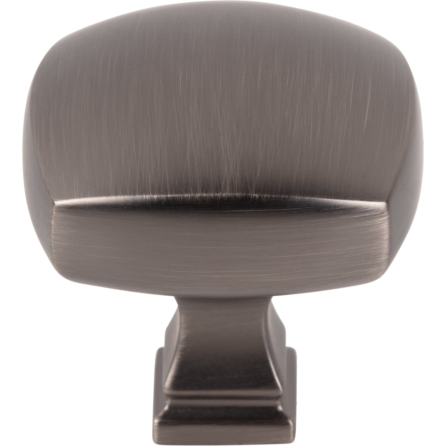 JEFFREY ALEXANDER 278L-BNBDL Audrey 1-3/8" Diameter Square Knob - Brushed Pewter