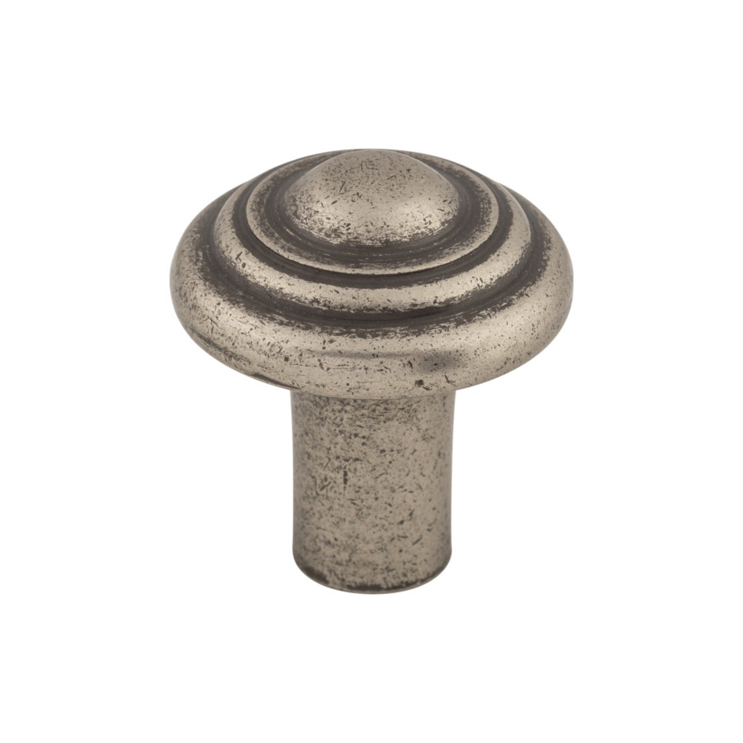 TOP KNOBS M1470 Aspen Button 1 1/4" Diameter Round Knob - Silicon Bronze Light