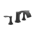 HANSGROHE 04816670 Locarno 3-Hole Roman Tub Set Trim - Matte Black