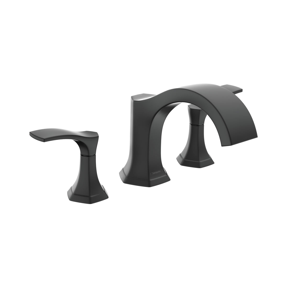 HANSGROHE 04816670 Locarno 3-Hole Roman Tub Set Trim - Matte Black