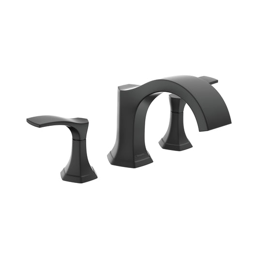 HANSGROHE 04816670 Locarno 3-Hole Roman Tub Set Trim - Matte Black