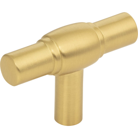 JEFFREY ALEXANDER 885L-BG Hayworth 2" Length Bar Knob - Brushed Gold