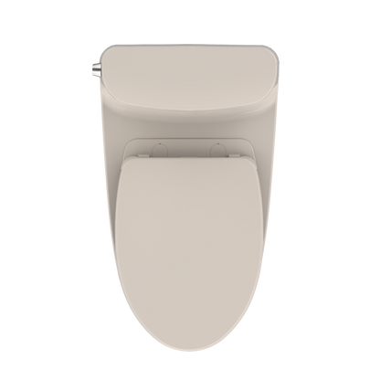 TOTO MS642124CEFG#12 Nexus One-Piece Elongated 1.28 Gpf Universal Height Toilet With Cefiontect And Ss124 Softclose Seat - Sedona Beige