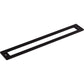 TOP KNOBS TK927BLK Hollin Pull Backplate - Flat Black