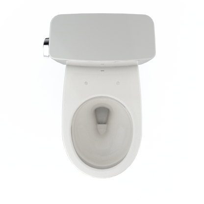 TOTO CST775CSFG#11 Drake Two-Piece Round 1.6 Gpf Universal Height Tornado Flush Toilet With Cefiontect - Colonial White