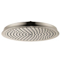 HANSGROHE 28427821 Raindance Classic Showerhead 240 1-Jet, 2.5 GPM - Brushed Nickel