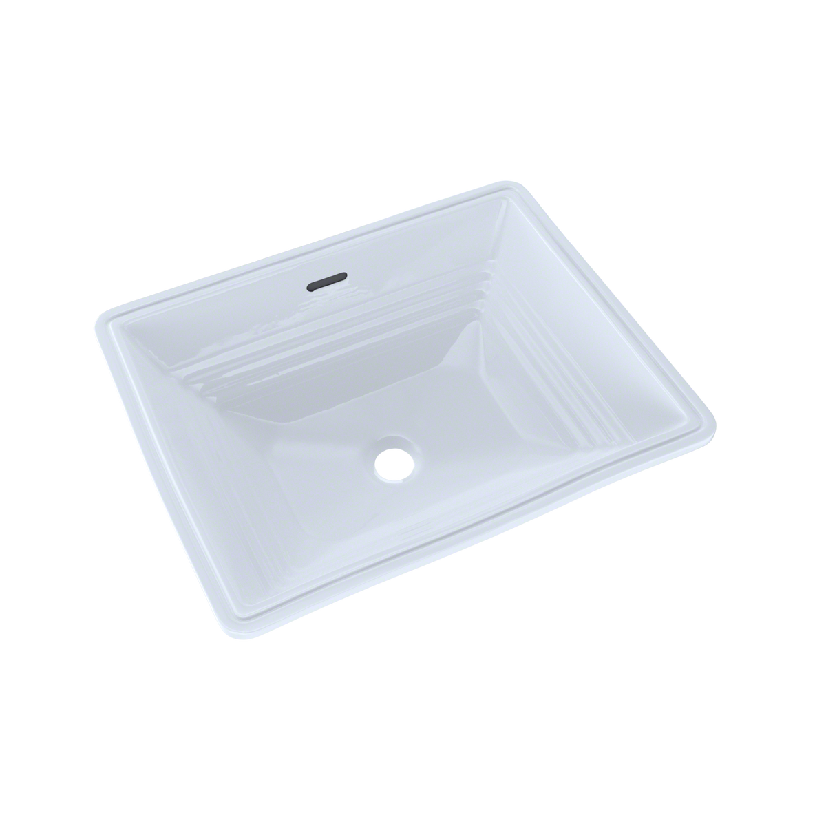 TOTO LT533#01 Promenade Rectangular Undermount Bathroom Sink - Cotton White