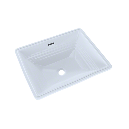 TOTO LT533#01 Promenade Rectangular Undermount Bathroom Sink - Cotton White