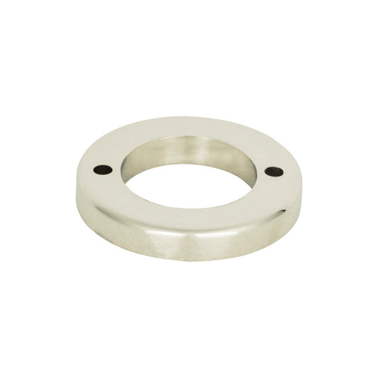 ATLAS 388-PN Tableau Round Pull Backplate - Polished Nickel