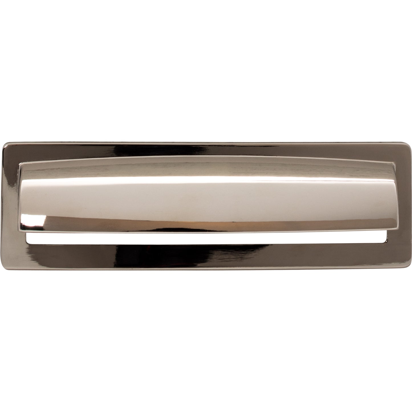 TOP KNOBS TK938PN Hollin 5 1/16" Center to Center Cup/Bin Pull - Polished Nickel