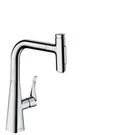HANSGROHE 73822001 Metris Select Prep Kitchen Faucet, 2-Spray Pull-Out, 1.75 GPM - Chrome