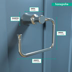 HANSGROHE 04786830 Joleena Towel Ring - Polished Nickel