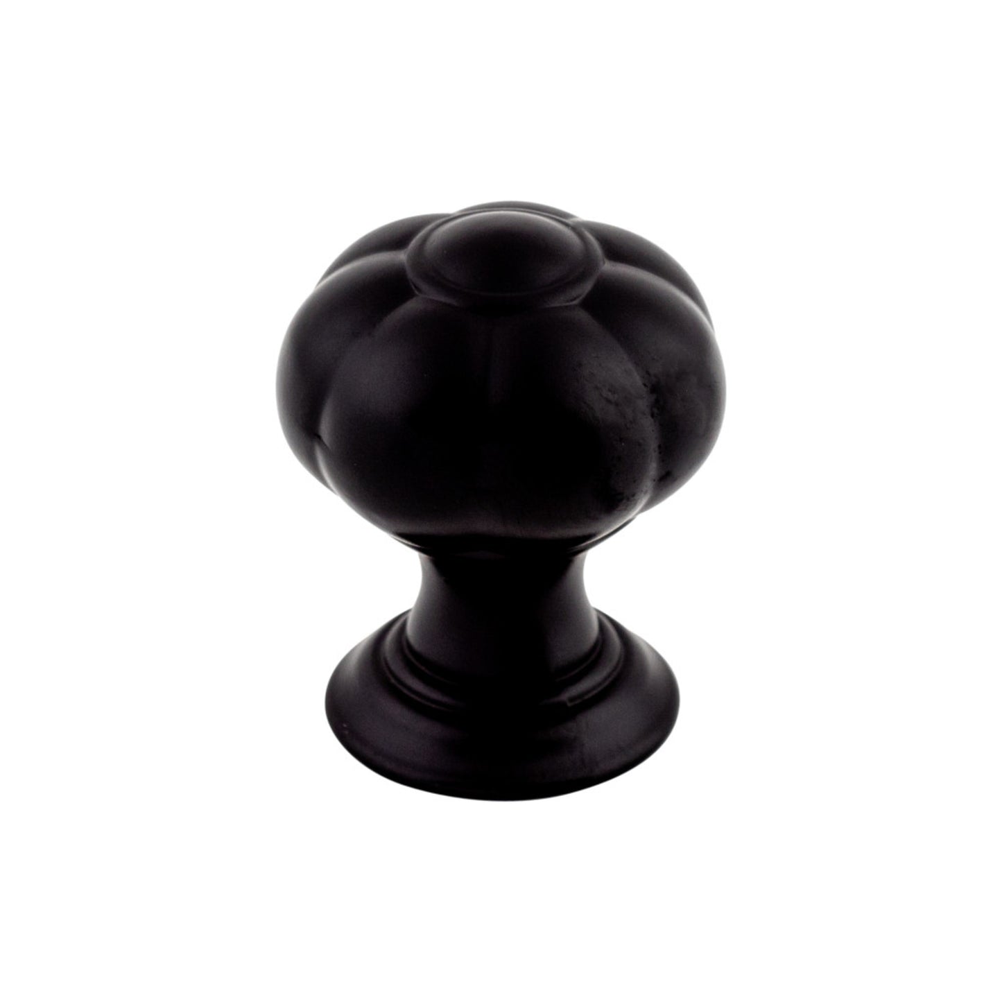 TOP KNOBS TK690BLK Allington 1" Diameter Novelty Knob - Flat Black