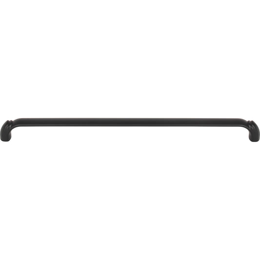 TOP KNOBS TK1036BLK Pomander 12" Center to Center Bar Pull - Flat Black