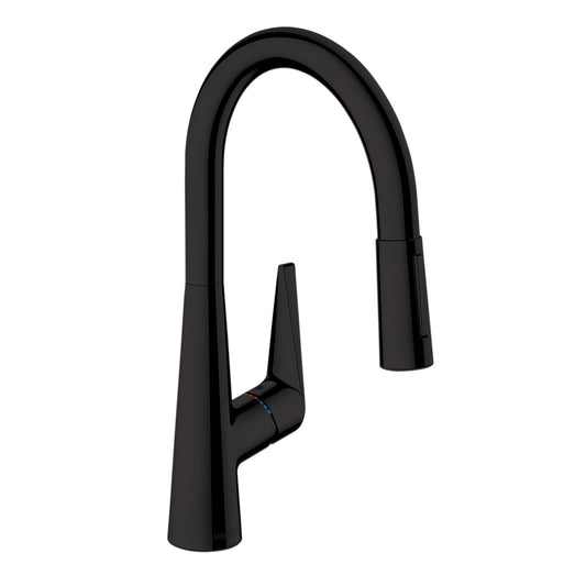 HANSGROHE 72813671 Talis S HighArc Kitchen Faucet, 2-Spray Pull-Down, 1.75 GPM in Matte Black