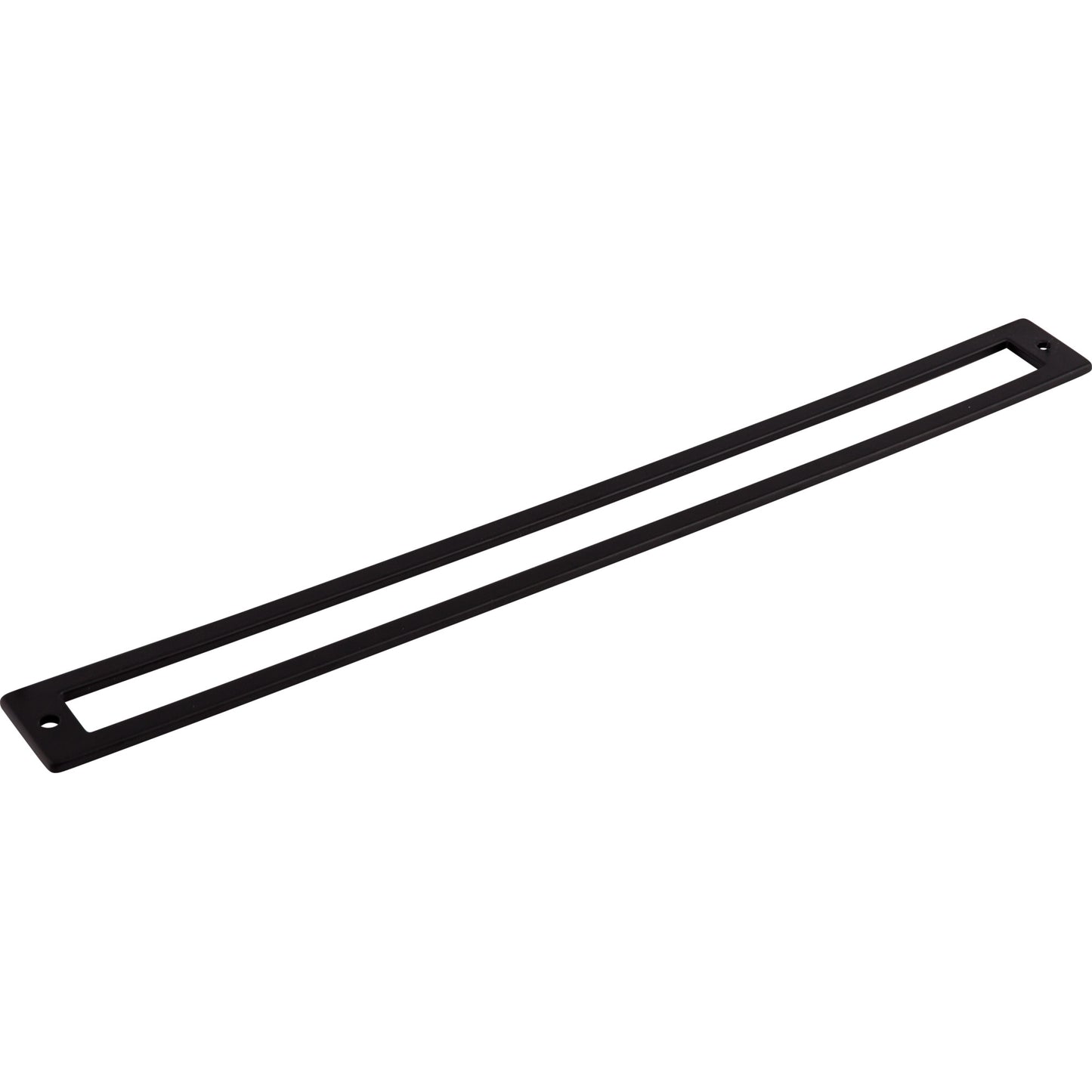 TOP KNOBS TK929BLK Hollin Pull Backplate - Flat Black