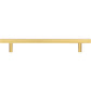 JEFFREY ALEXANDER 845-160BG Dominique 160 mm Center-to-Center Bar Pull - Brushed Gold