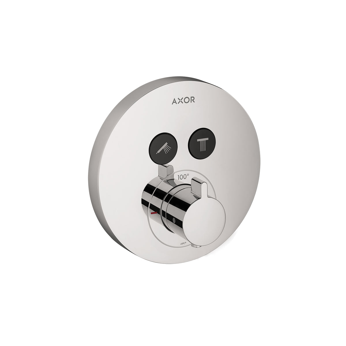 AXOR 36723001 ShowerSelect Thermostatic Trim Round for 2 Functions - Chrome