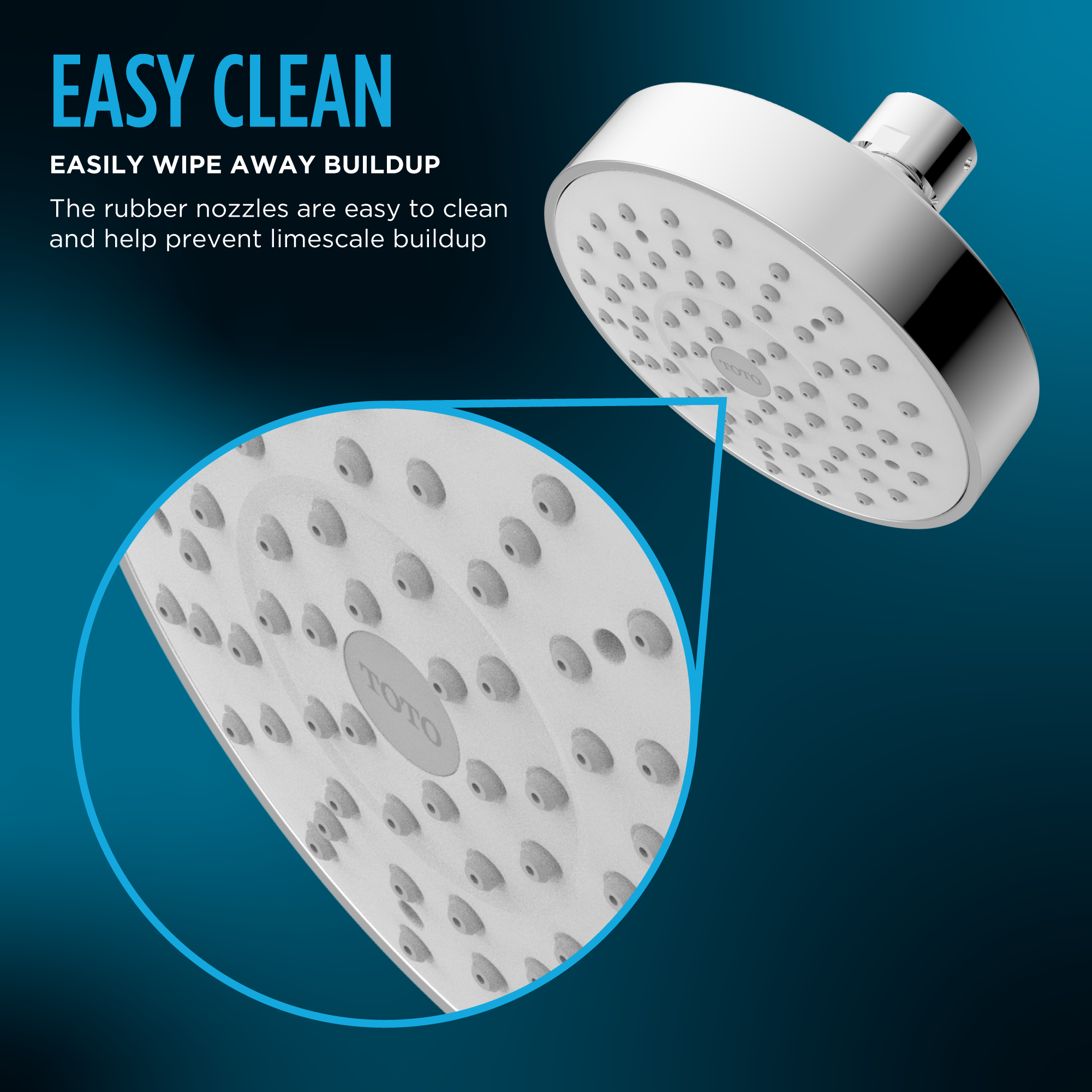 TOTO TBW01013U4#CP L Series 1.75 Gpm Multifunction 4 Inch Modern Round Showerhead - Polished Chrome