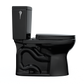 TOTO MS454124CUF#51 Drake II 1G Two-Piece Elongated 1.0 GPF Universal Height Toilet with SS124 SoftClose Seat , Ebony