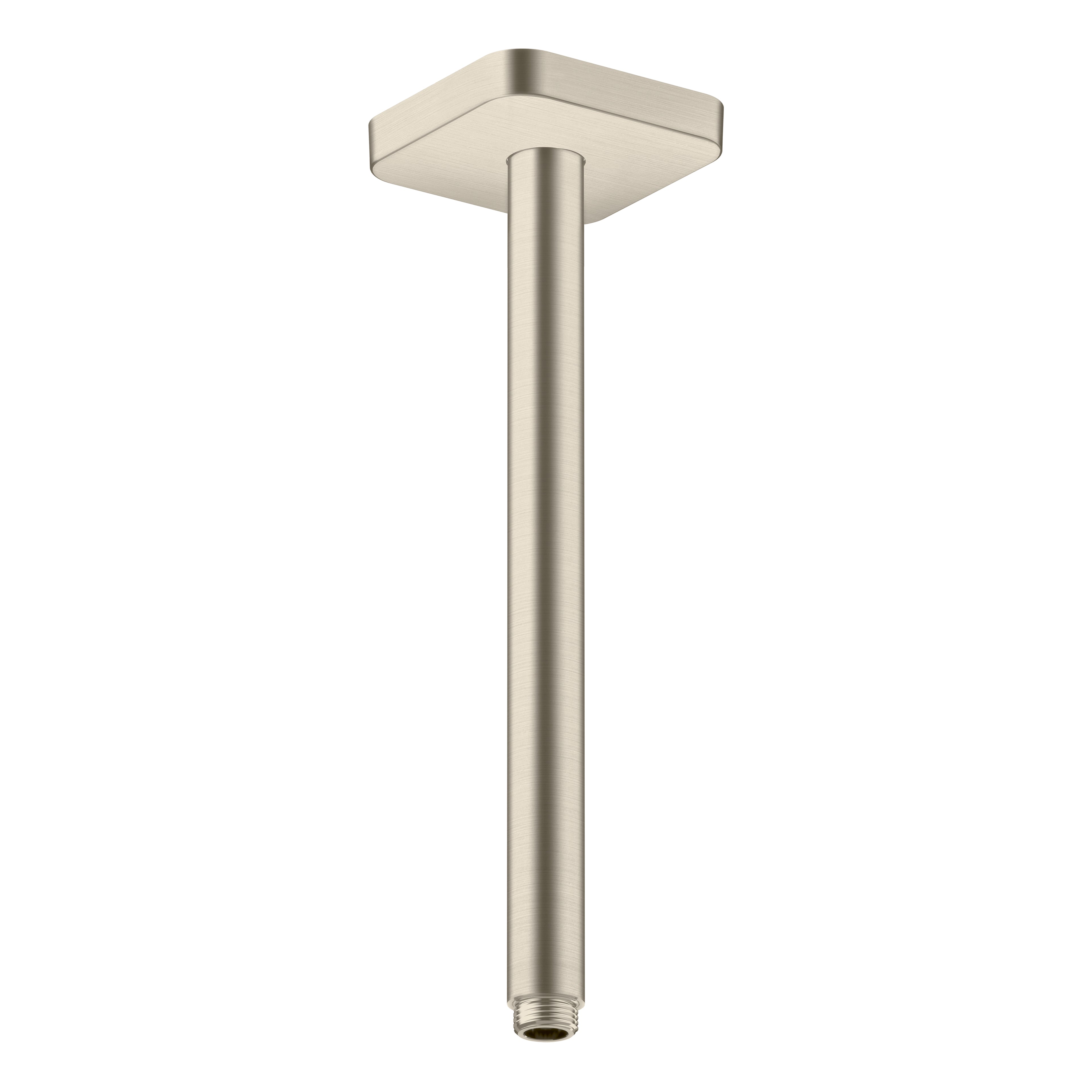 AXOR 26966821 ShowerSolutions Extension Pipe for Ceiling Mount SoftCube, 12" - Brushed Nickel